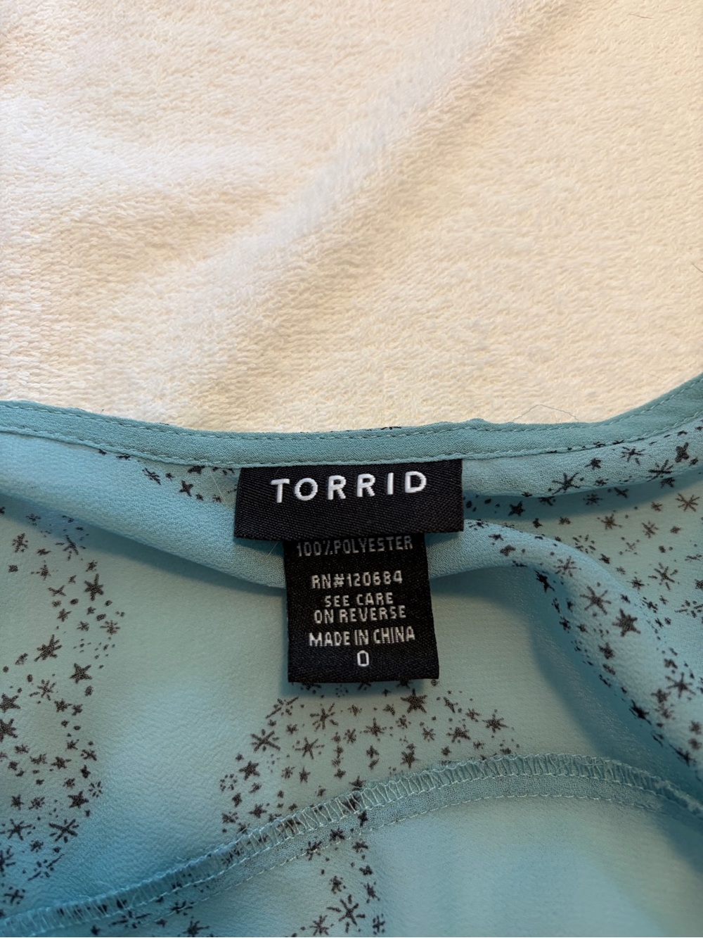 Torrid skull sheer top - Picture 6 of 6